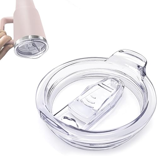 Miniatura 10 de Tapas de repuesto compatibles con vaso Stanley de 40 onzas, tapa a prueba de fugas para Stanley Cup de 40 onzas, cubiertas a prueba de derrames para