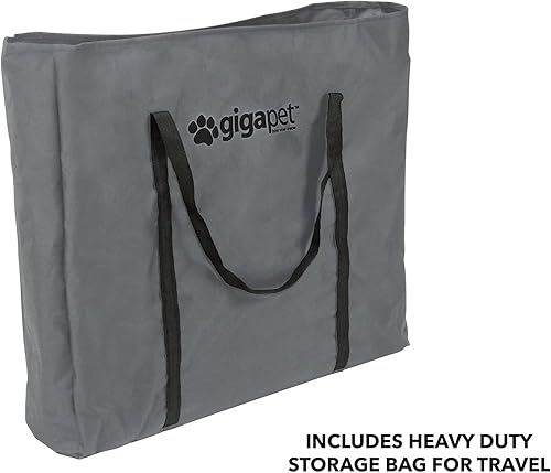 Miniatura 6 de GigaTent Cuna elevada para mascotas con marco de acero, plegable, elevada, cómoda, ligera, duradera, para desmontar y descansar, cama portátil para