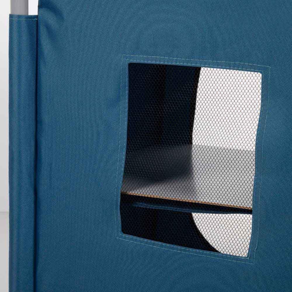 Aktive Armadio da Campeggio, Steel+600D Fabric, Blu