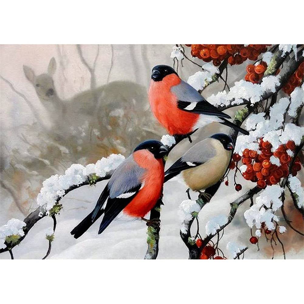 Kit complet peinture au diamant adulte mosaïque 5D grand oiseau 40x100