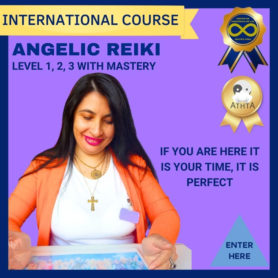 Reiki with angels level 1, 2, 3 with mastery (course