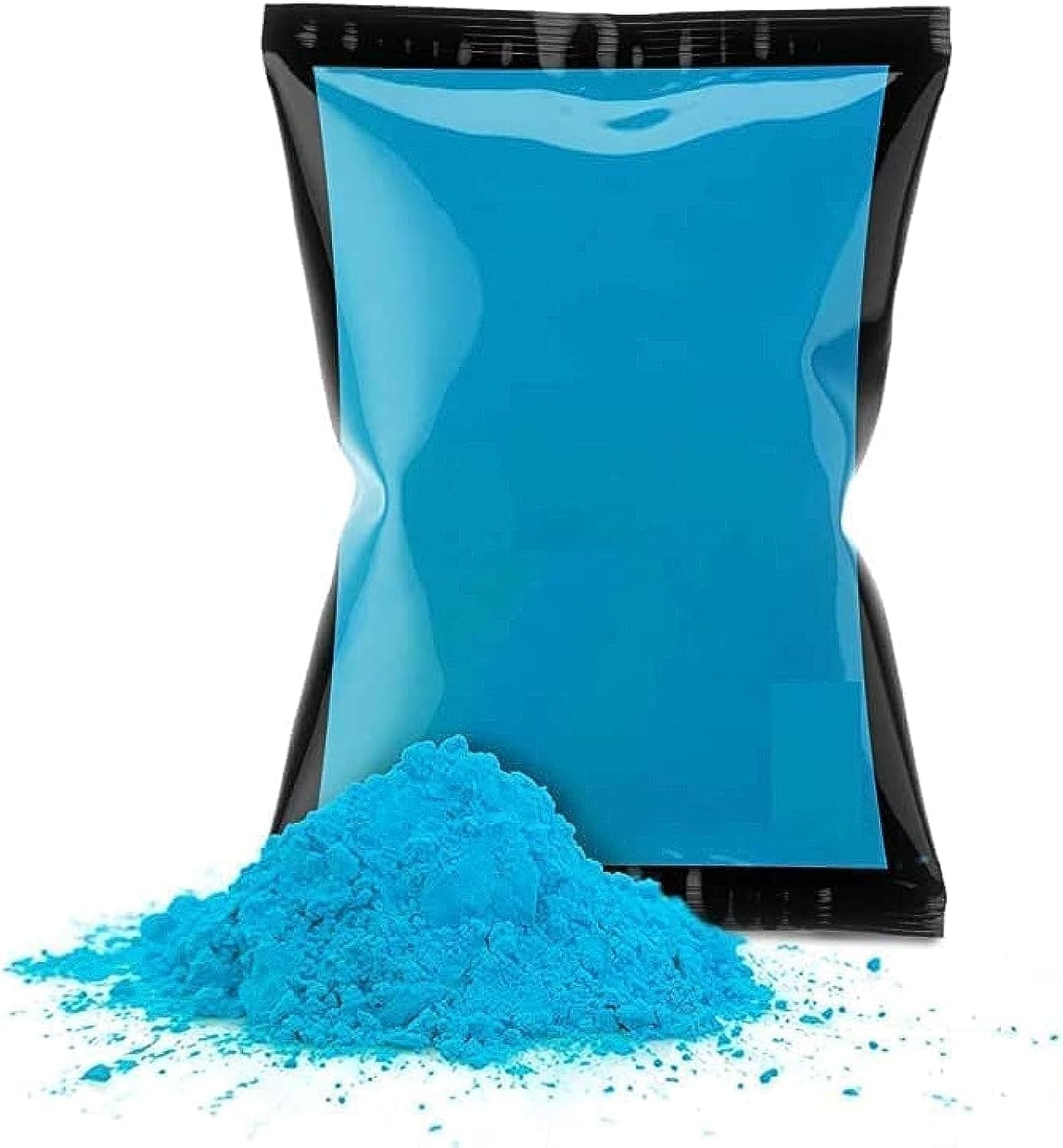 Natural and Non Toxic Holi Color Powder - Blue |1 x 900gms Vibrant Gulal Color Powders for Color Wars, Fun Color Runs, Gender Reveal, Holi Festival, Marathons, Photography, Rangoli