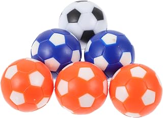 WOONEKY 9 Piezas Bolas de Futbolín Coloridas Reemplazo para Futbolín de Accesorios Duraderos y Resistentes para Diversión Familiar