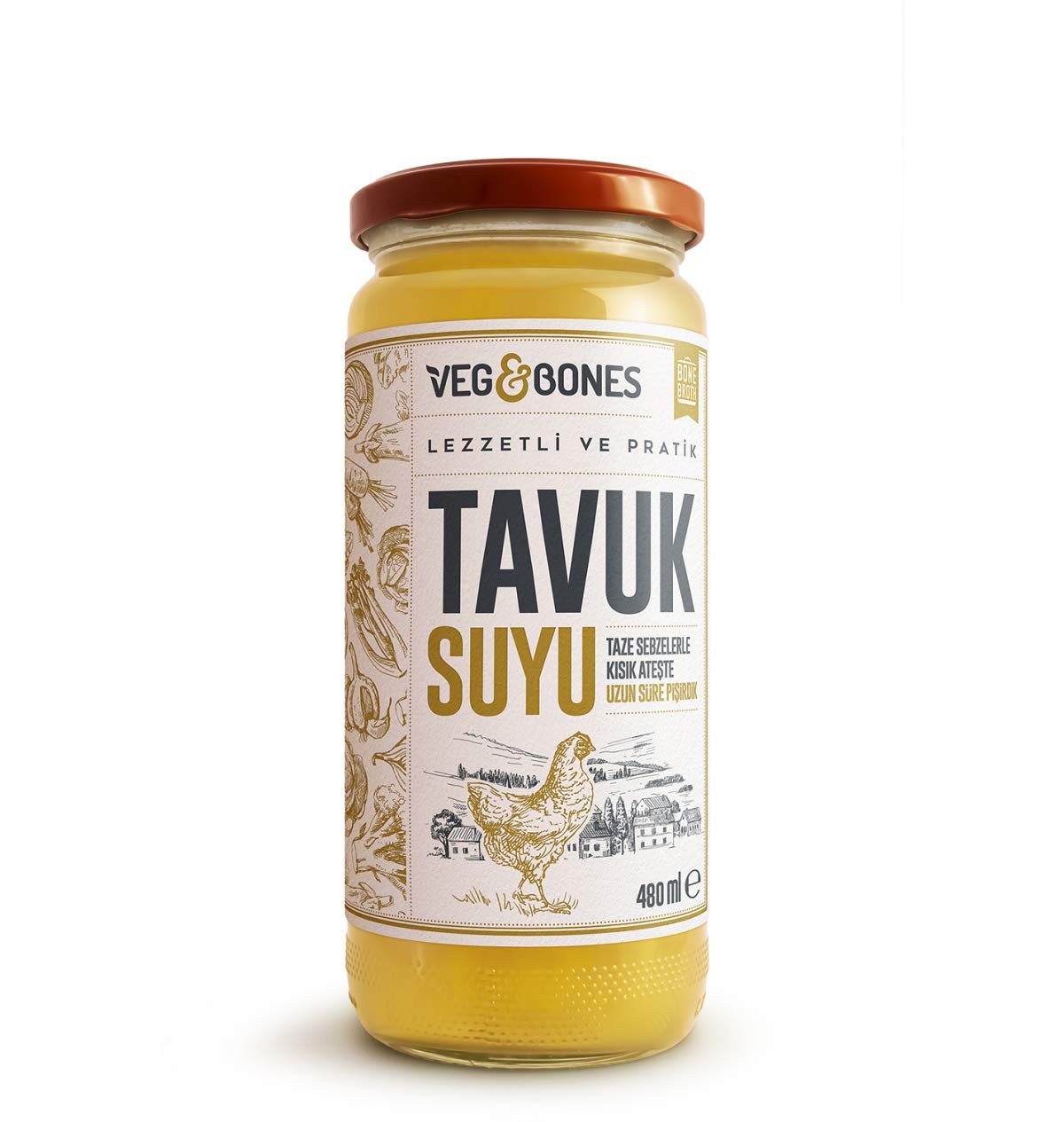 Veg&Bones Tavuk Suyu 480ml