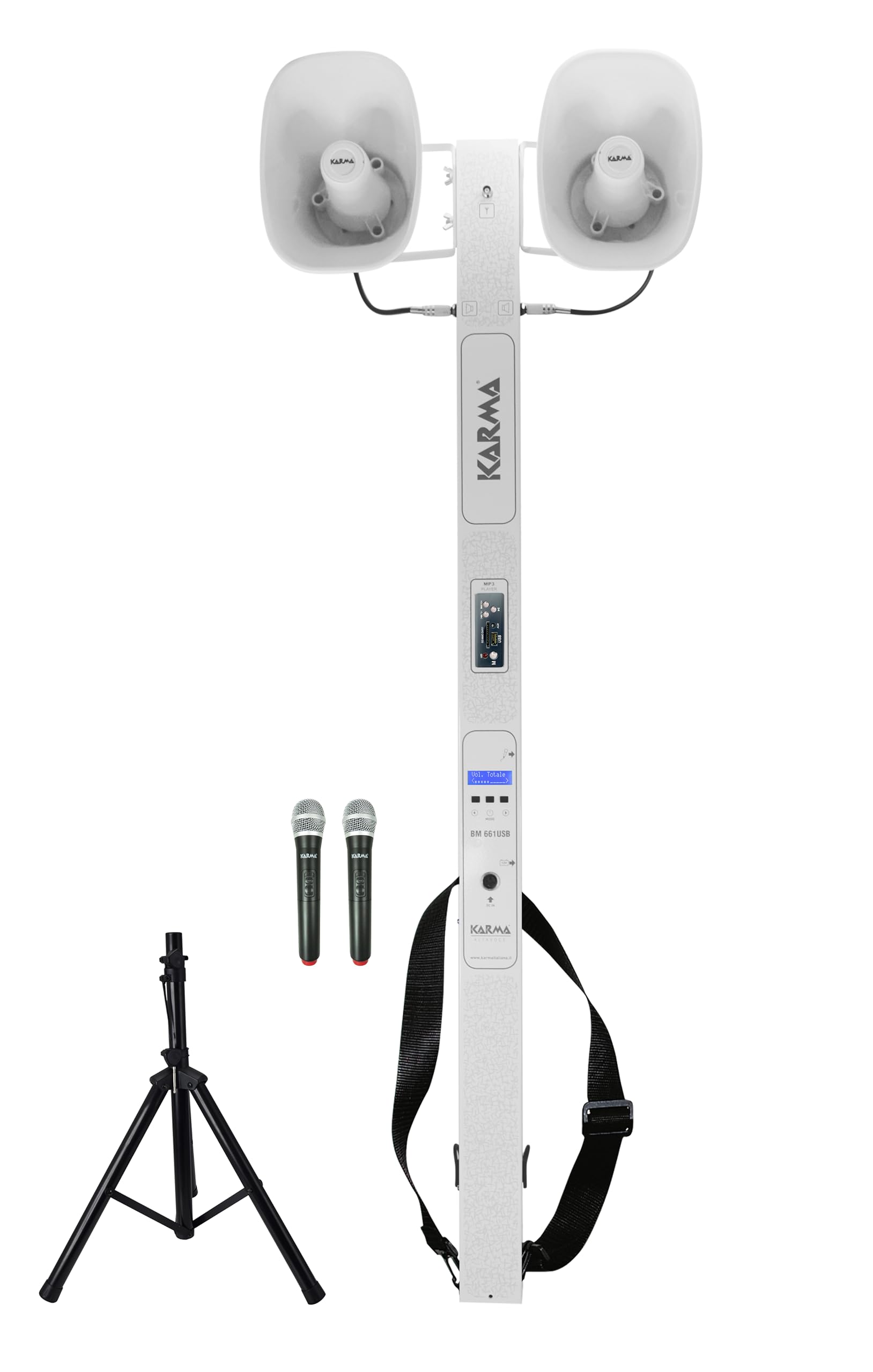 Processioniere con 2 UHF radiomicrofoni