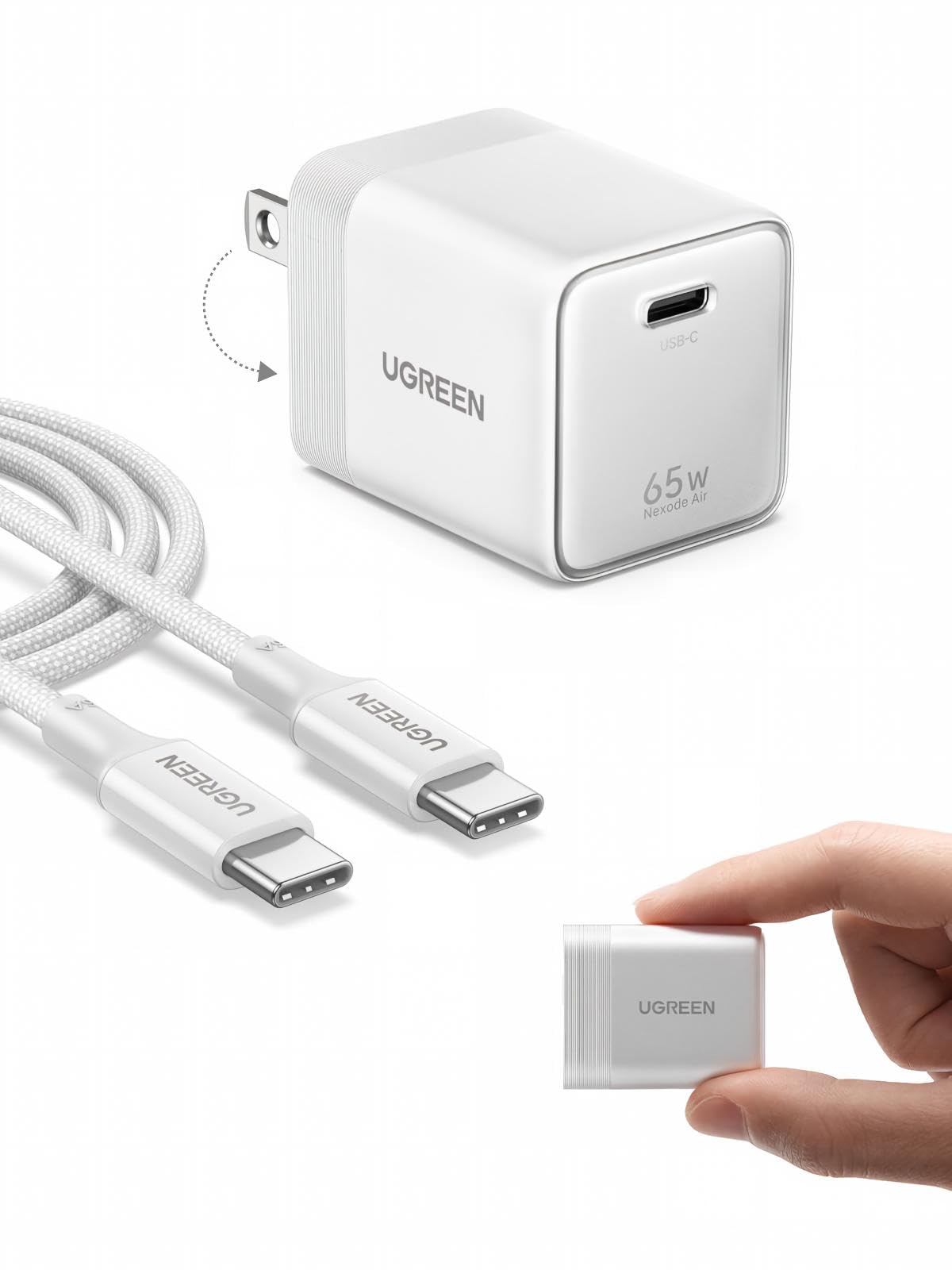 Amazon.co.jp: UGREEN Nexode Air 65W PD 急速充電器 USB-C 超小型