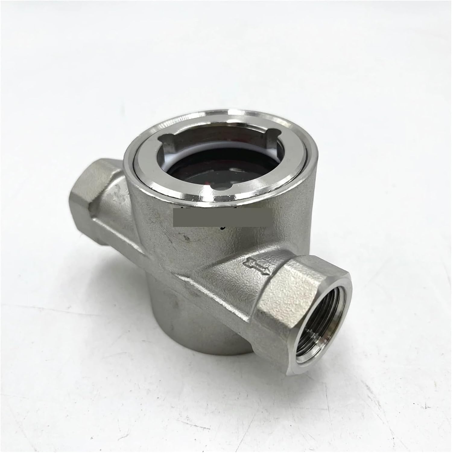1-1/4", 1-1/2", 2" NPT Thread Stainless Steel 304 Sight Glass Water Flow Indicator with PTFE Impeller(1-1/4")
