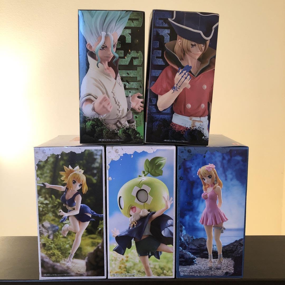 Amazon.co.jp: dr.stone フィギュア5体セット : おもちゃ