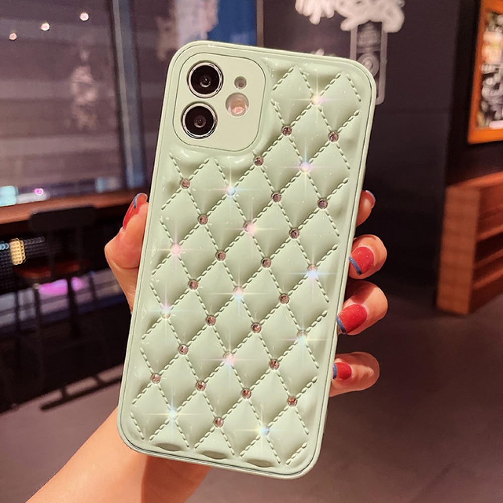 Coque Flash Diamond pour iPhone 11 en cuir souple vert clair - 6