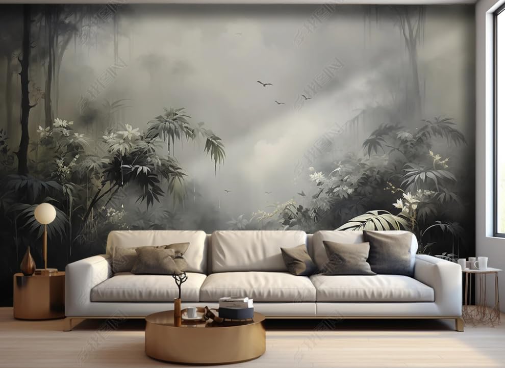Papier peint intissé forêt de rêve 200x140 cm pour salon et chambre