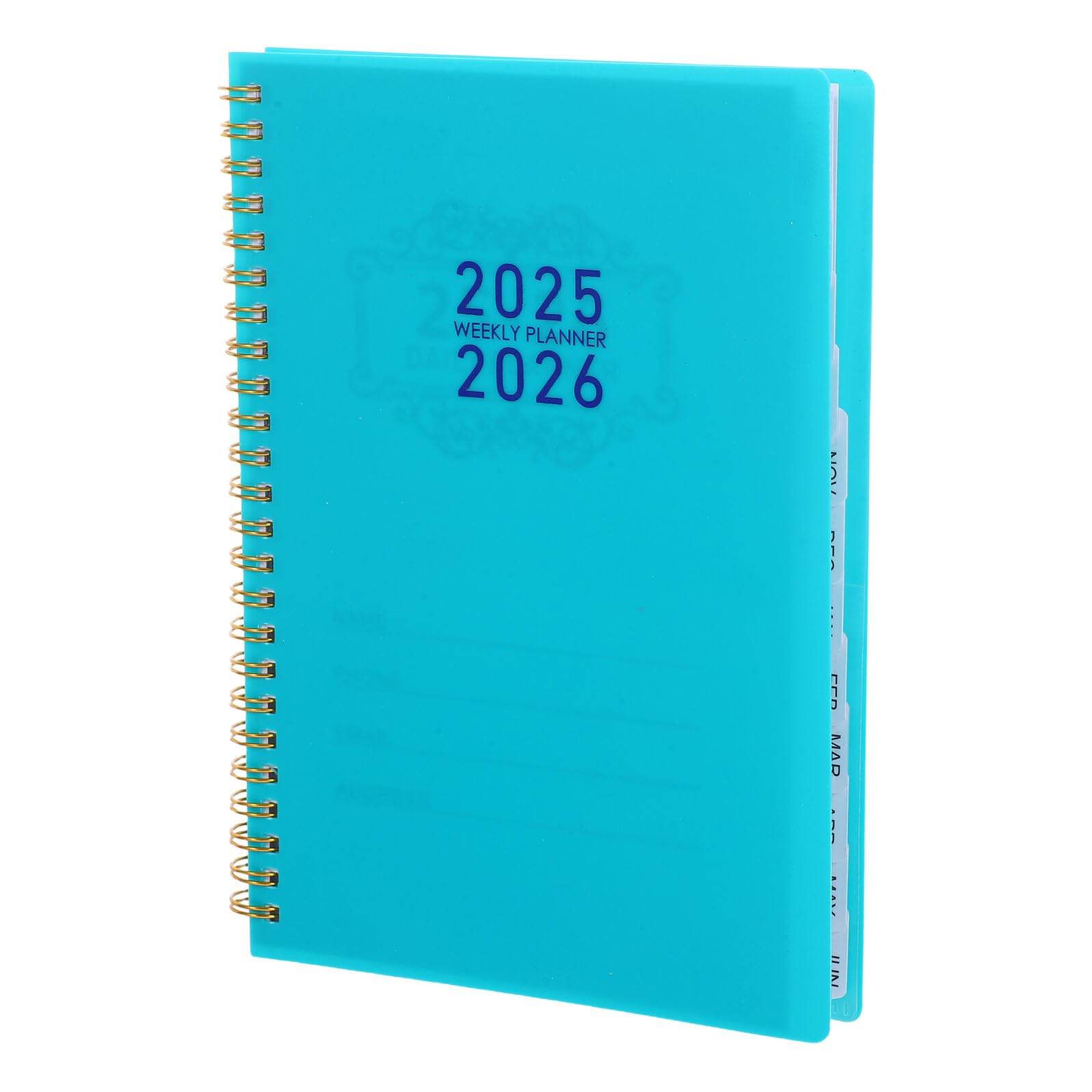 2026 Kalender, 2-teiliger minimalistischer Monatskalender zum Aufklappen, Spiralbindung, platzsparend, von Juli bis Dezember, ideal für Büro, Zuhause und Schule.