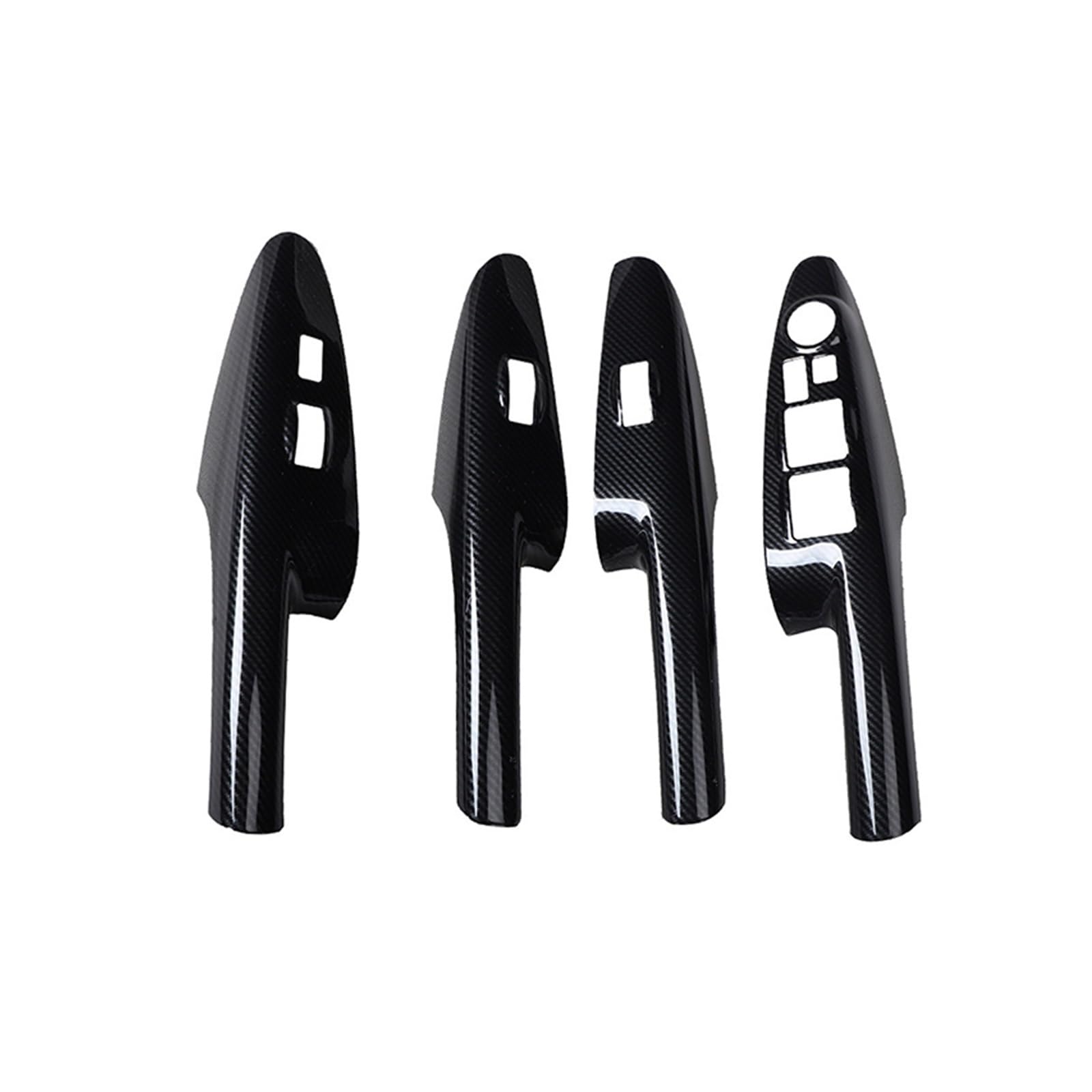 Hljnlvbn Window Low Car Interior Sticker Car Abs Gear Panel Window Lifter Vent Frame For Hyundai For Tucson 2006 2007 2008 2009 2010 2011 2012 2013(Window Low)
