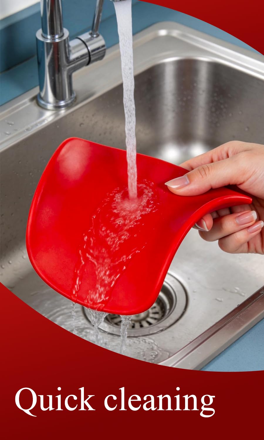2pcs Silicone Flour Funnel, White and Red Flour Funnel for 3.5-7 Qt Stand Mixer, for Flour, Sugar, and Other Dry or Liquid Ingredients (White and Red)