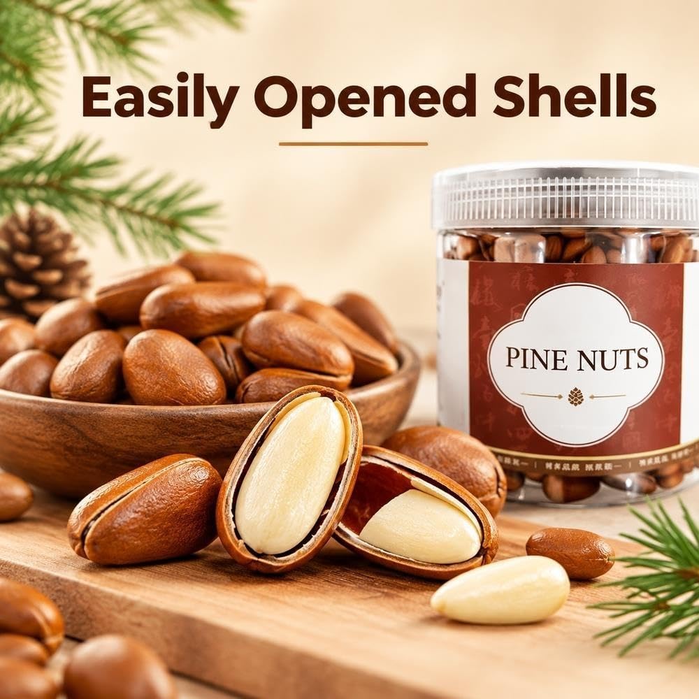 Pignons De Pin à Coque Ouverte 250g 500g