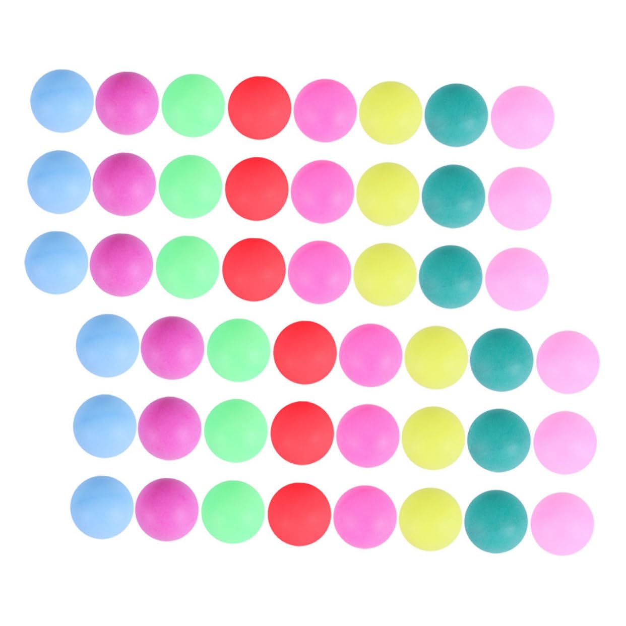 Gogogmee Abundant Quantity 50pcs Pp Mini Balls Pong Game Balls Party Favors for Boys and Girls Adults