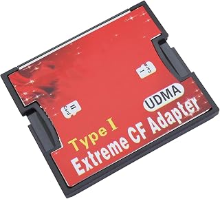 Dual Port CF Adapter Reader for microsdXC TF to Compact Flash CF Type 1 Memory Card