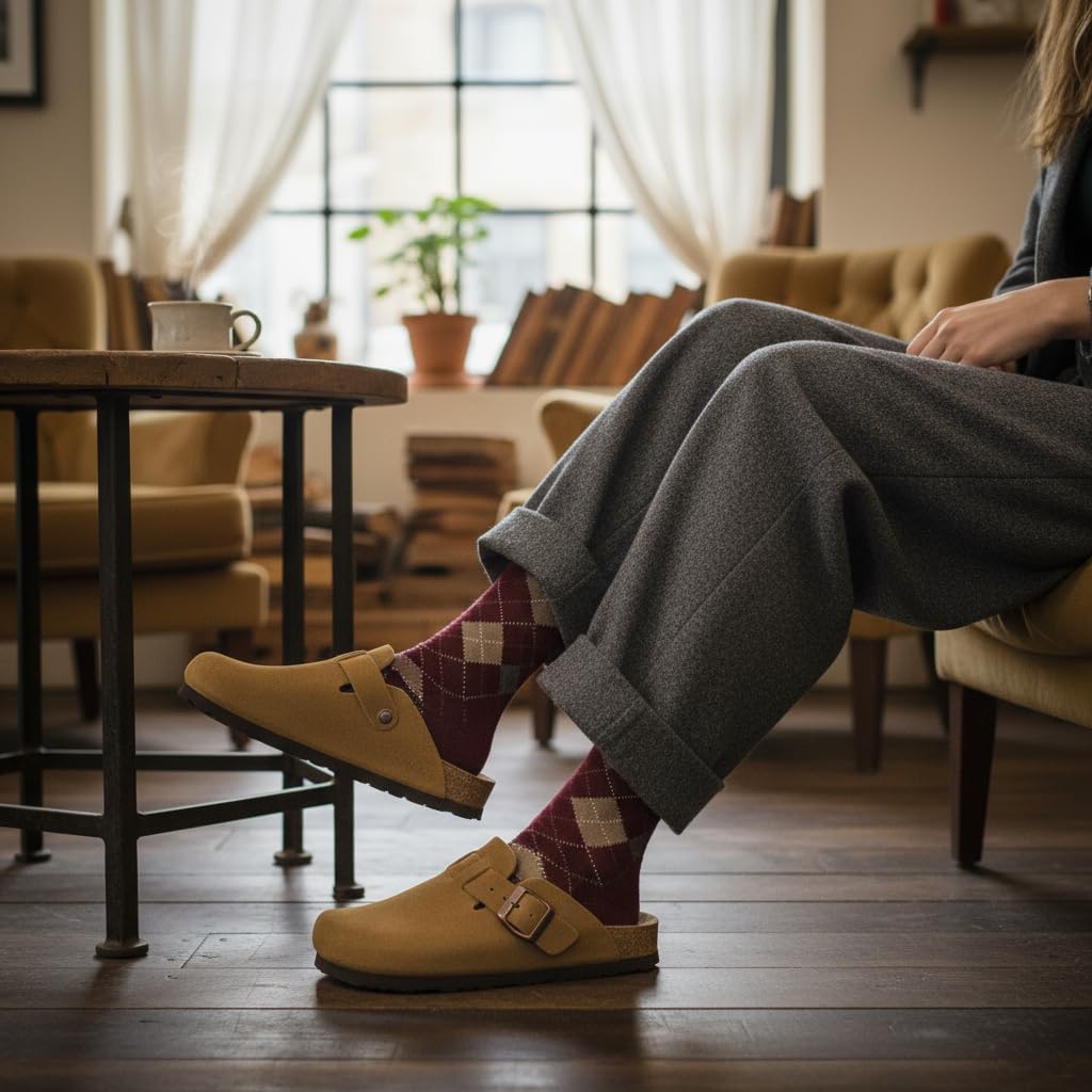 CUSHIONAIRE Hana - Genuine Leather Suede Classic Clog Womens Shoes - Slip On Mule Comfortable Shoes for Women - Image 8