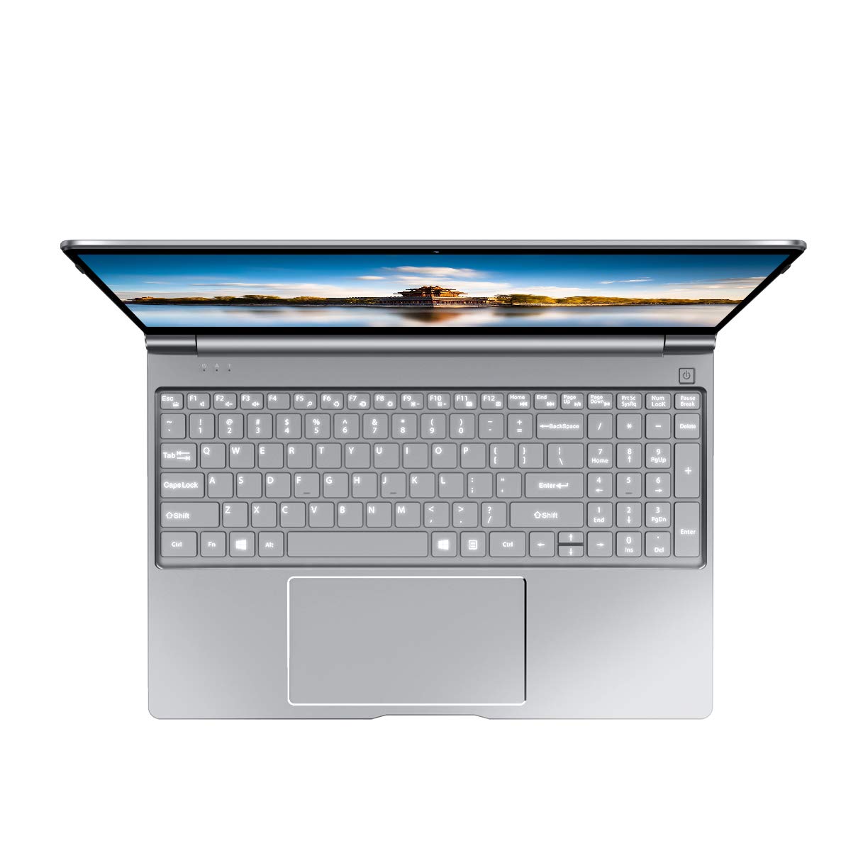 TECLAST Laptop 15,6 Zoll, F15 Laptop PC, 8GB LPDDR4 256GB SSD, Windows 10, Quad Core, Beleuchtete Tastatur, 1920x1080 Full HD IPS, Dual-WiFi, Metallgehäuse, 41800mWh Akku, 2X USB 3,0, TF Erweiterung