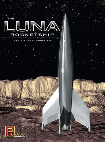 Pegasus Spiele GmbH PG9111 Pegasus Hobby 1/144 Luna Rocket con base lunar