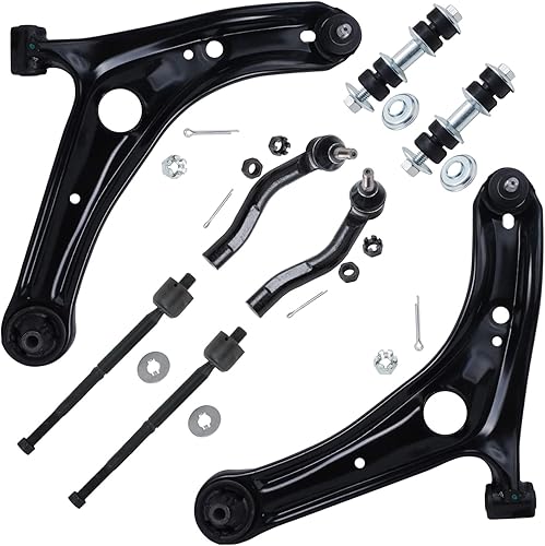 Miniatura 1429 de Detroit Axle - Kit de brazos de control de extremo delantero RWD para Dodge Ram 03-06 2500 3500, 2 brazos de control superior con rótula 2 varillas