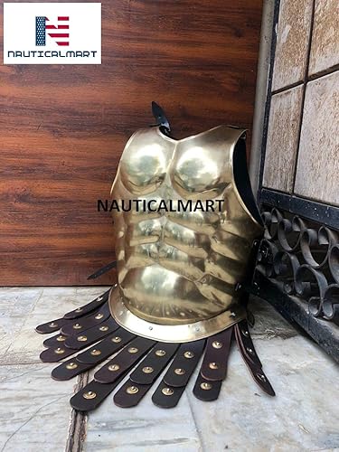 Miniatura 4 de Disfraz de caballero medieval de Halloween con armadura muscular, de Rey Romano,