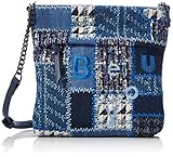 closure_type: Reißverschluss Desigual Womens Accessories Fabric ACROSS BODY BAG, BLUE, U
