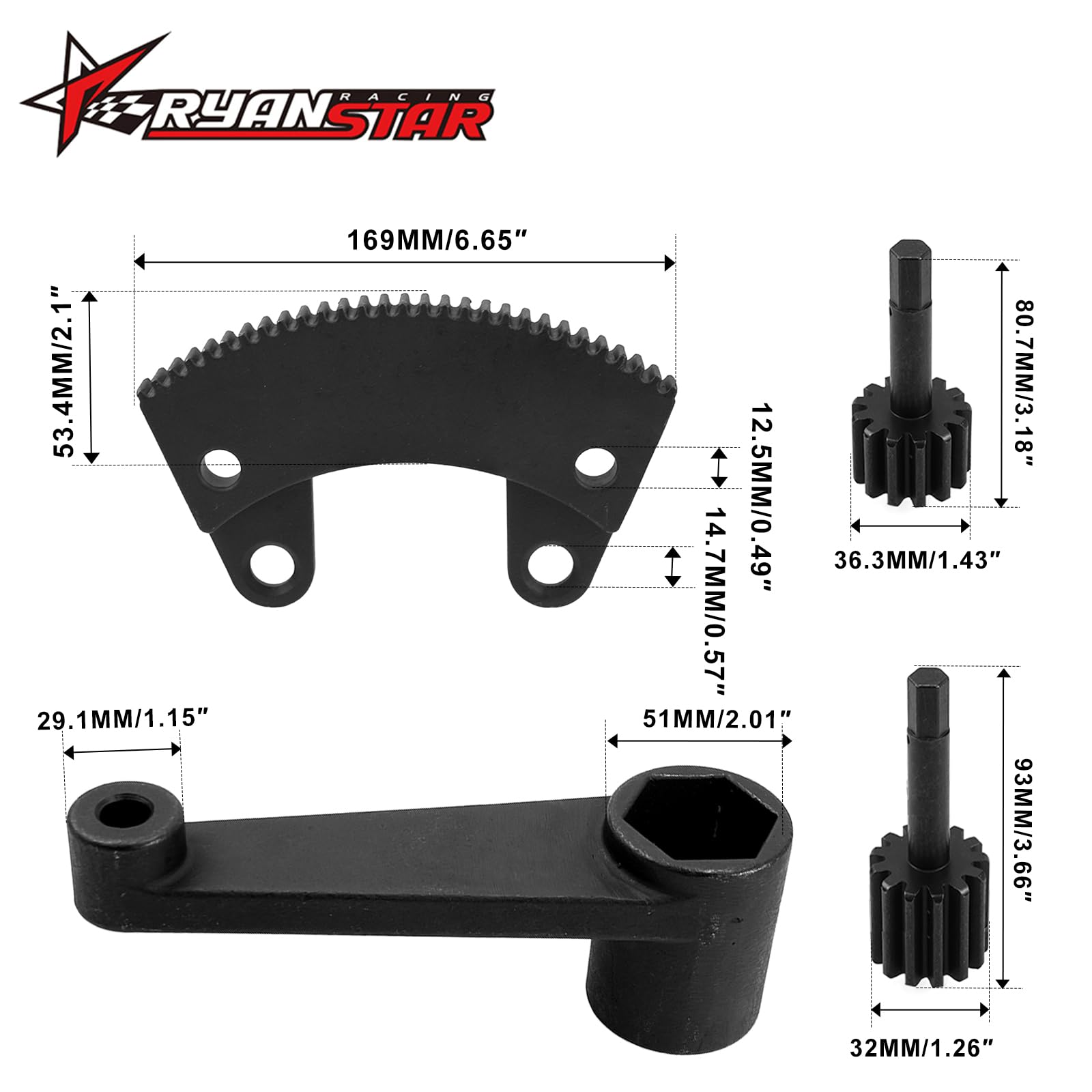RYANSTAR RACING Torque Multiplier Leverage Tool Compatible with Classic VW Bug/Volkswagen Beetle – 36mm Axle Nut & Flywheel Gland Nut Removal and Installation Tool, Heavy Duty 000133
