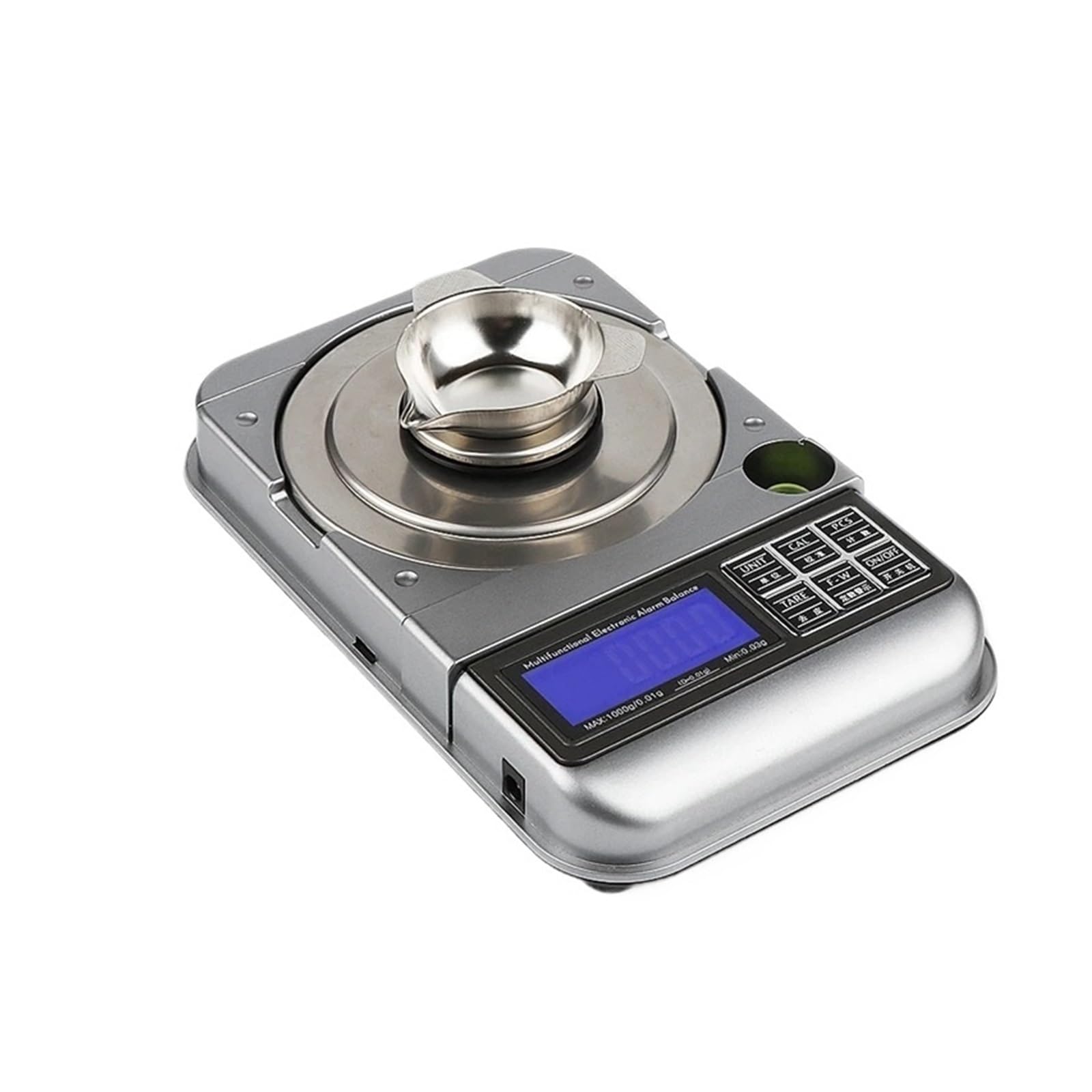 Báscula De Joyería De Carga, Precisión, LCD Digital, Número Fijo, Advertencia, Balanza De Laboratorio Medicinal Pesaje De PrecisióN(50gx0.001)