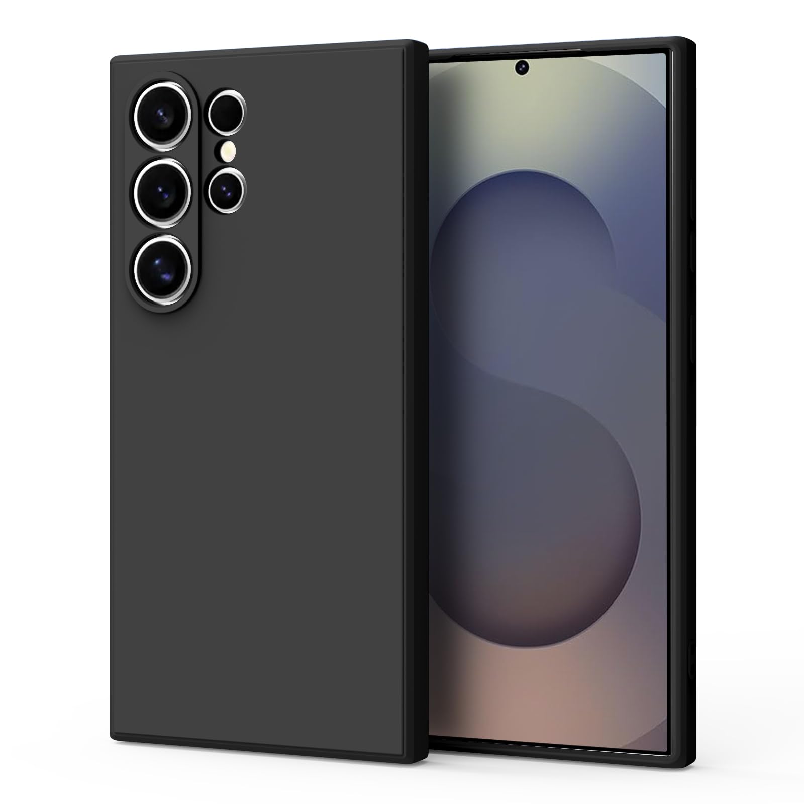 Vanjua Case for Samsung Galaxy S25 Ultra (Only), Stylish Liquid Silicone Slim Full-Body Protective Cover Compatible with Samsung Galaxy S25 Ultra 5G