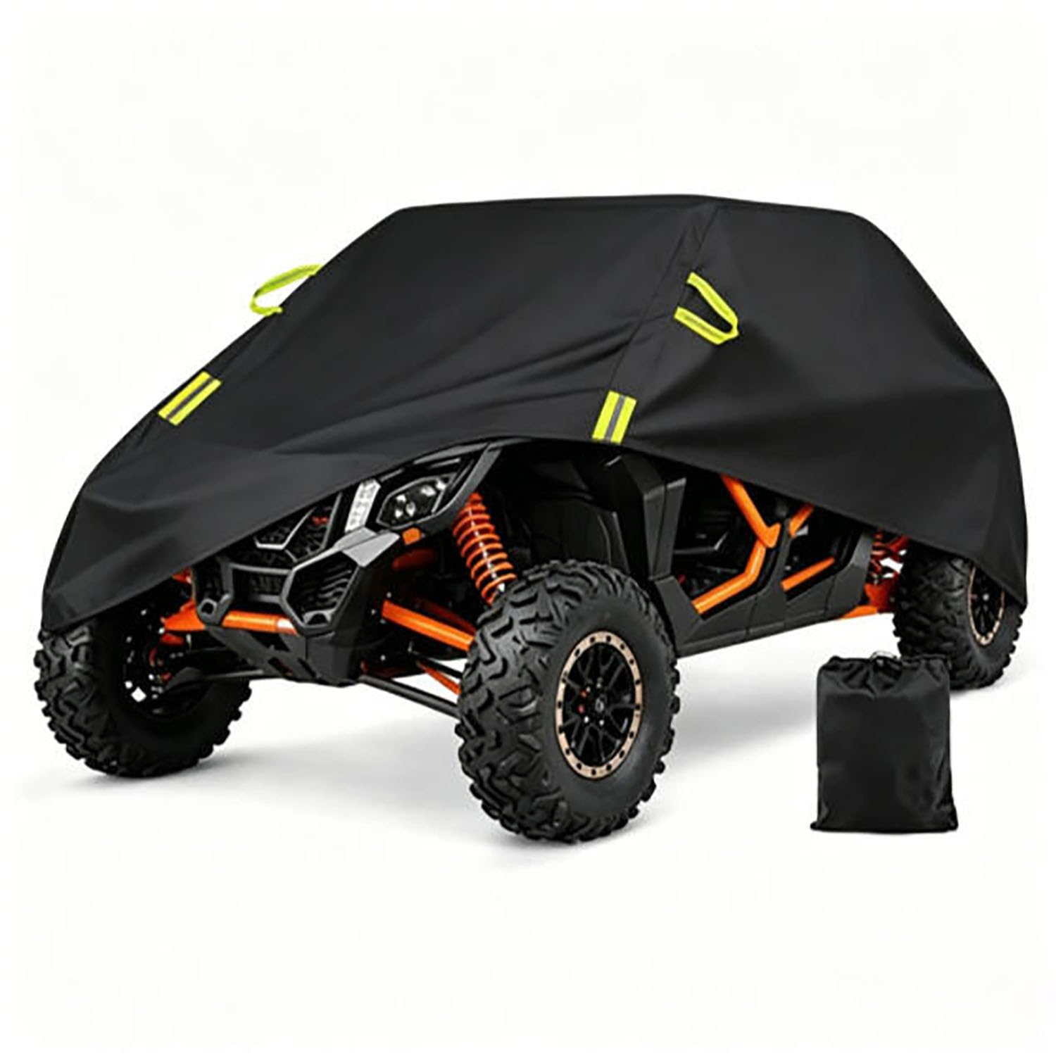 BPQYSBLD UTV Cover Waterproof Fabric Heavy Duty for CFMOTO ZForce 950 HO EX 2022-2026 Quad Covers Outdoor Storage UV Rain Snow Dust Protection,BlackGreen