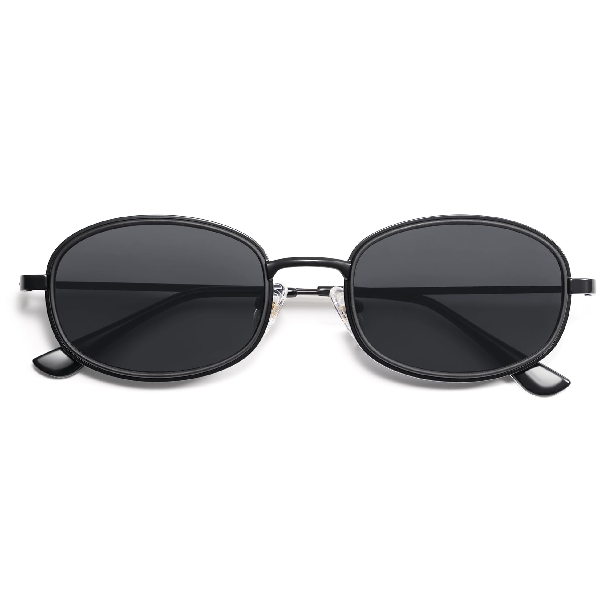 Appassal Retro Oval Sunglasses for Women Men Trendy Large Round Y2k Sunnies AP3681