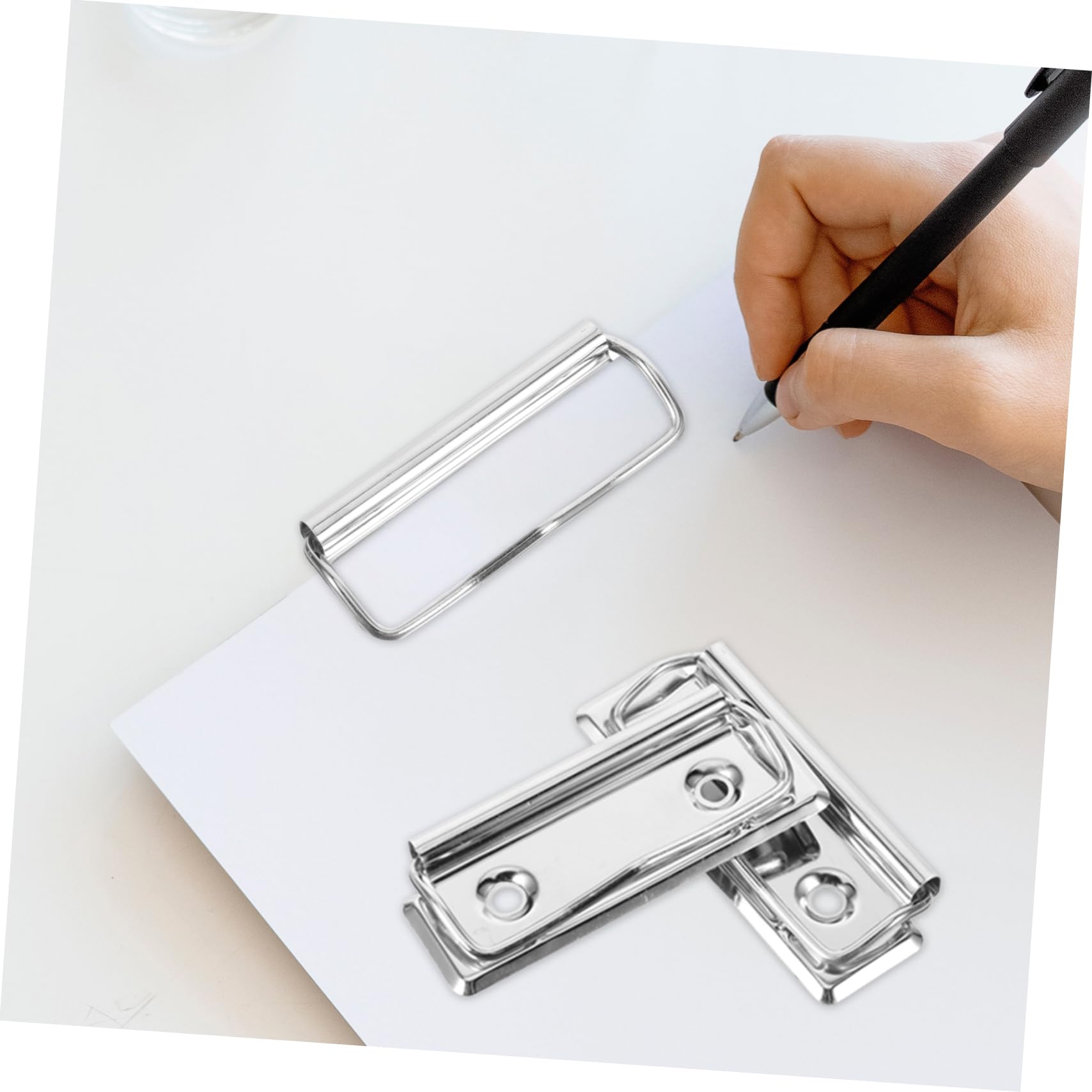 DOITOOL Clips De Metal Para Escritura Abrazaderas De Oficina Para Portapapeles Y Menús Fijación Y Práctica Para Proyectos Y 10 Piezas X 5