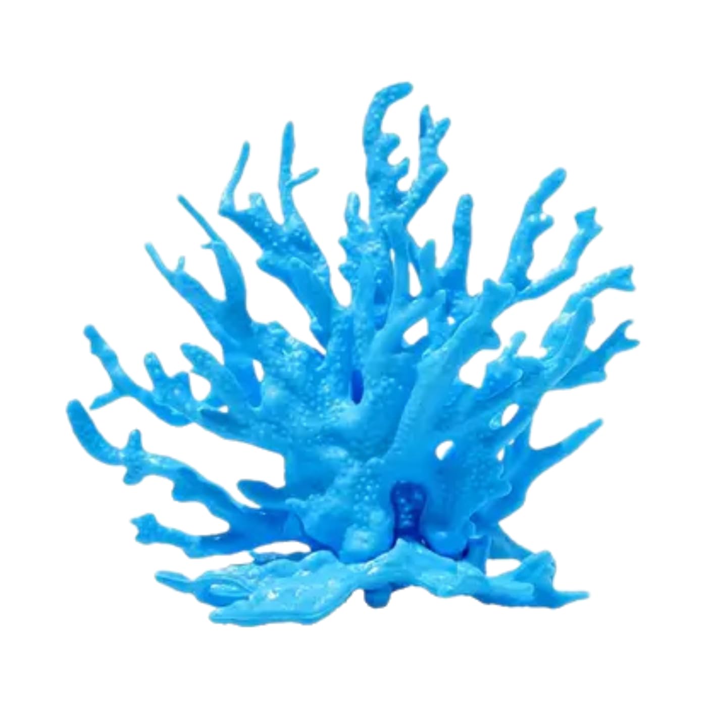 Générique Corail Artificiel pour Aquarium – Décoration Réaliste en Résine – Non Toxique – pour Eau Douce et Salée (1, Bleu)