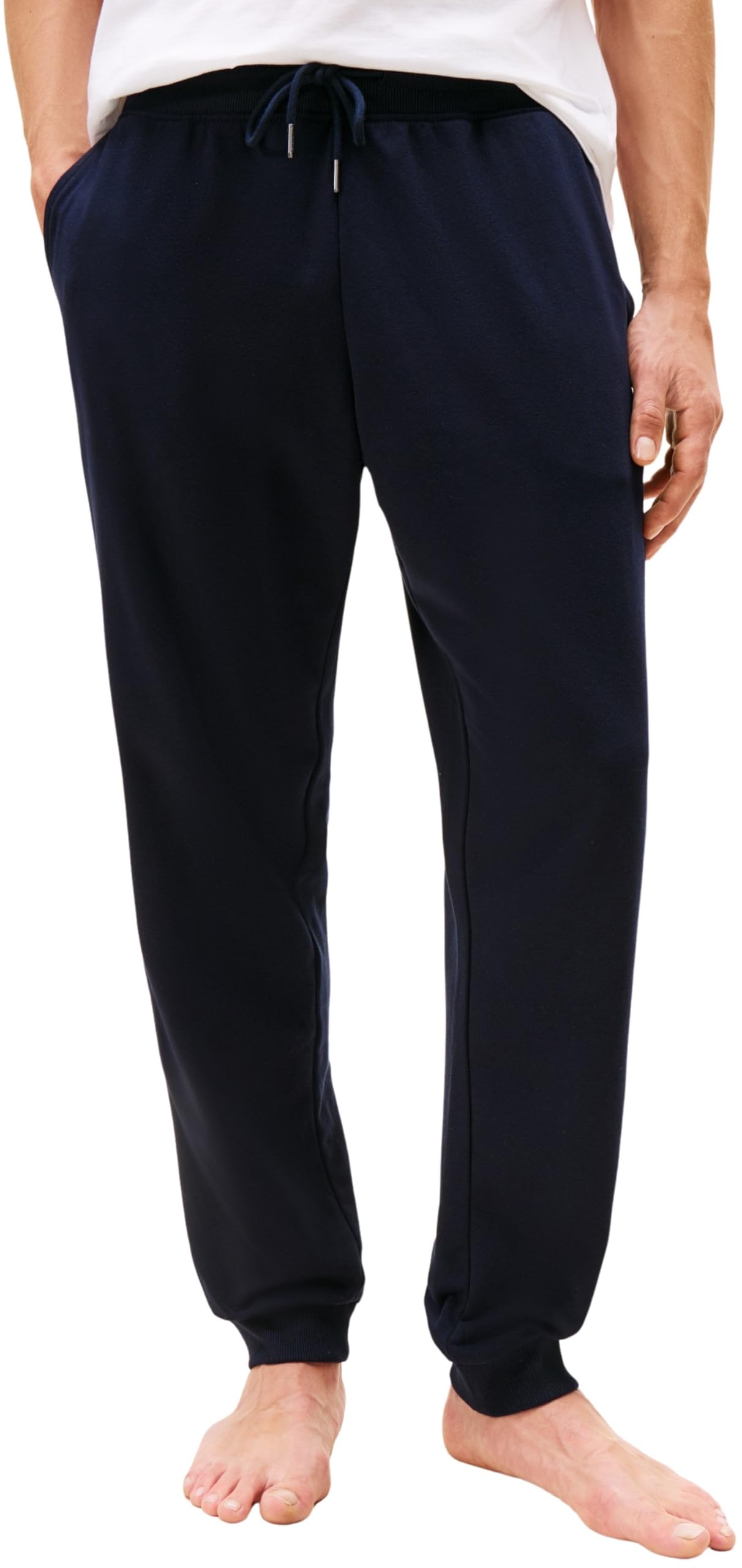 Tommy Hilfiger Men’s Jogging Bottoms with Drawstring, Blue (Desert Sky), L
