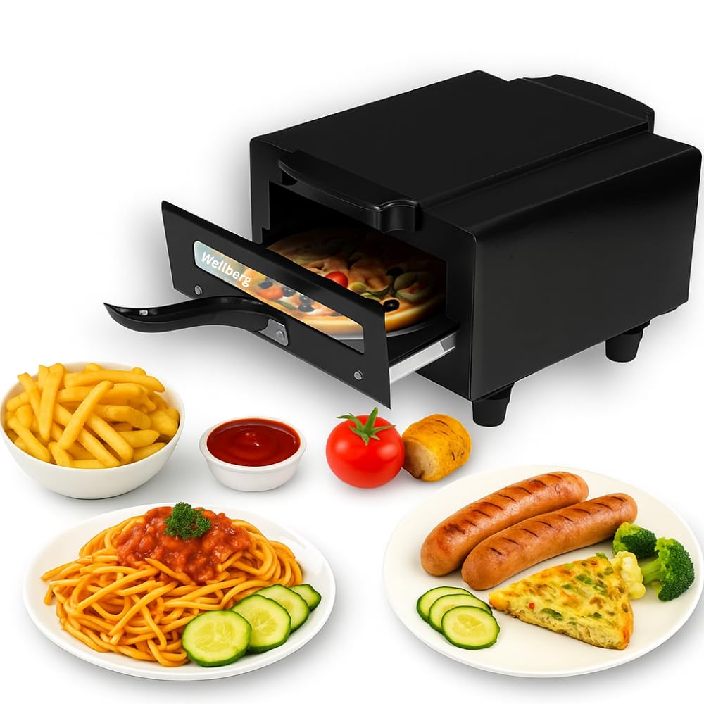 Wellberg Mini Electric Tandoor with Auxiliary Equipment (Black)-image-7