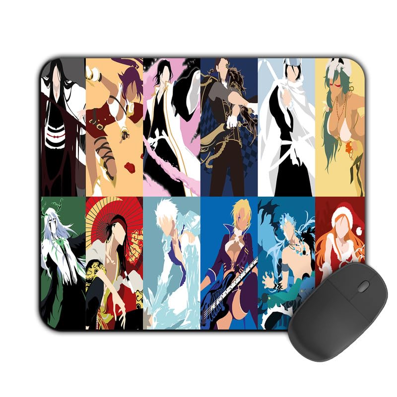 Image of Printed Designer Mouse Pad Shinegami (200MM X 240 X 3MM) Enhance Gaming and Work Performance Comfortable and Precise Non-Slip Water Proof Bleach Mouse Pad.
