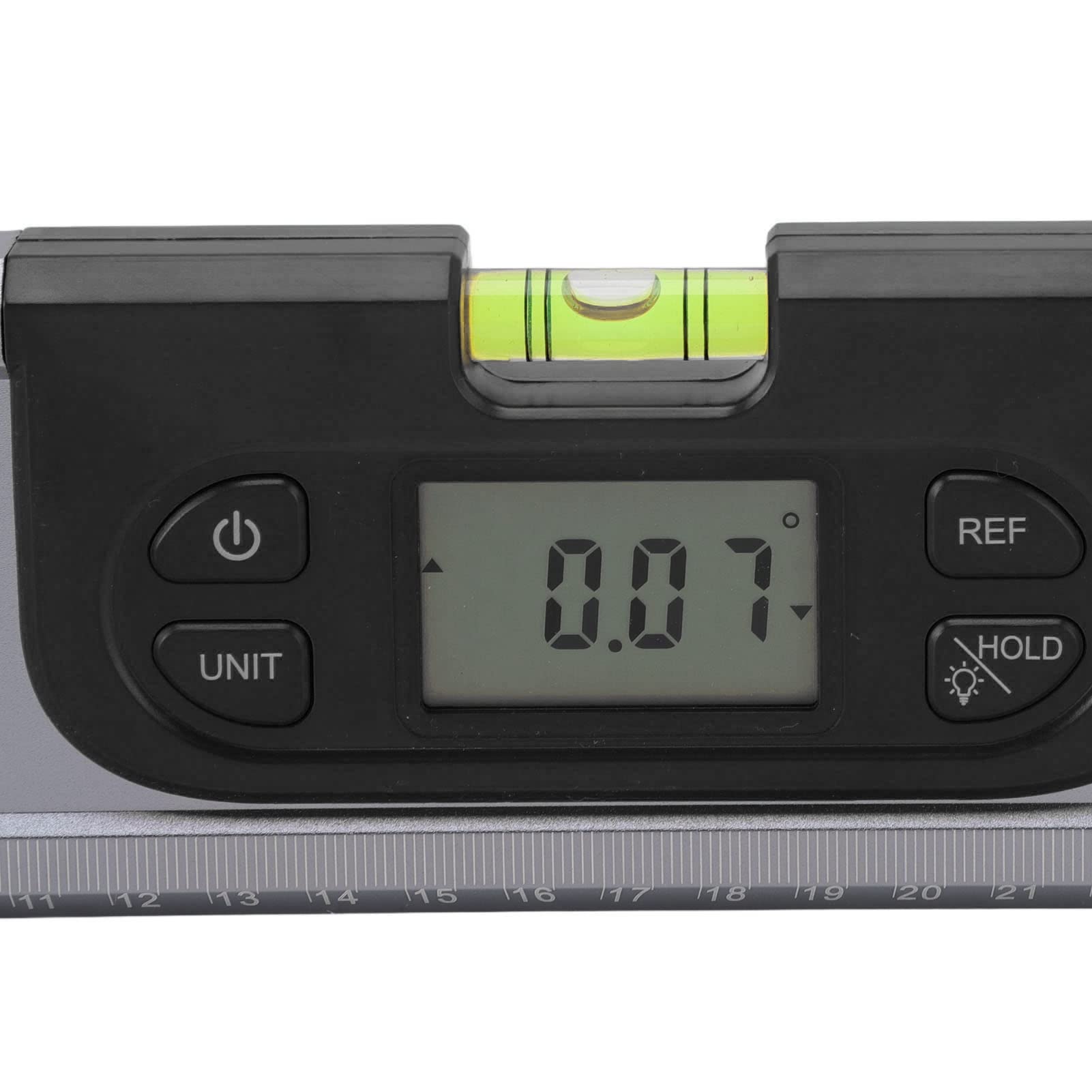 Aleación de Aluminio de Nivel Digital 4x90 Grados 2x180 Grados Professional Electronic Level Digital Medición Ingeniería de construcción Procesamiento y Corte de Madera (Negro)