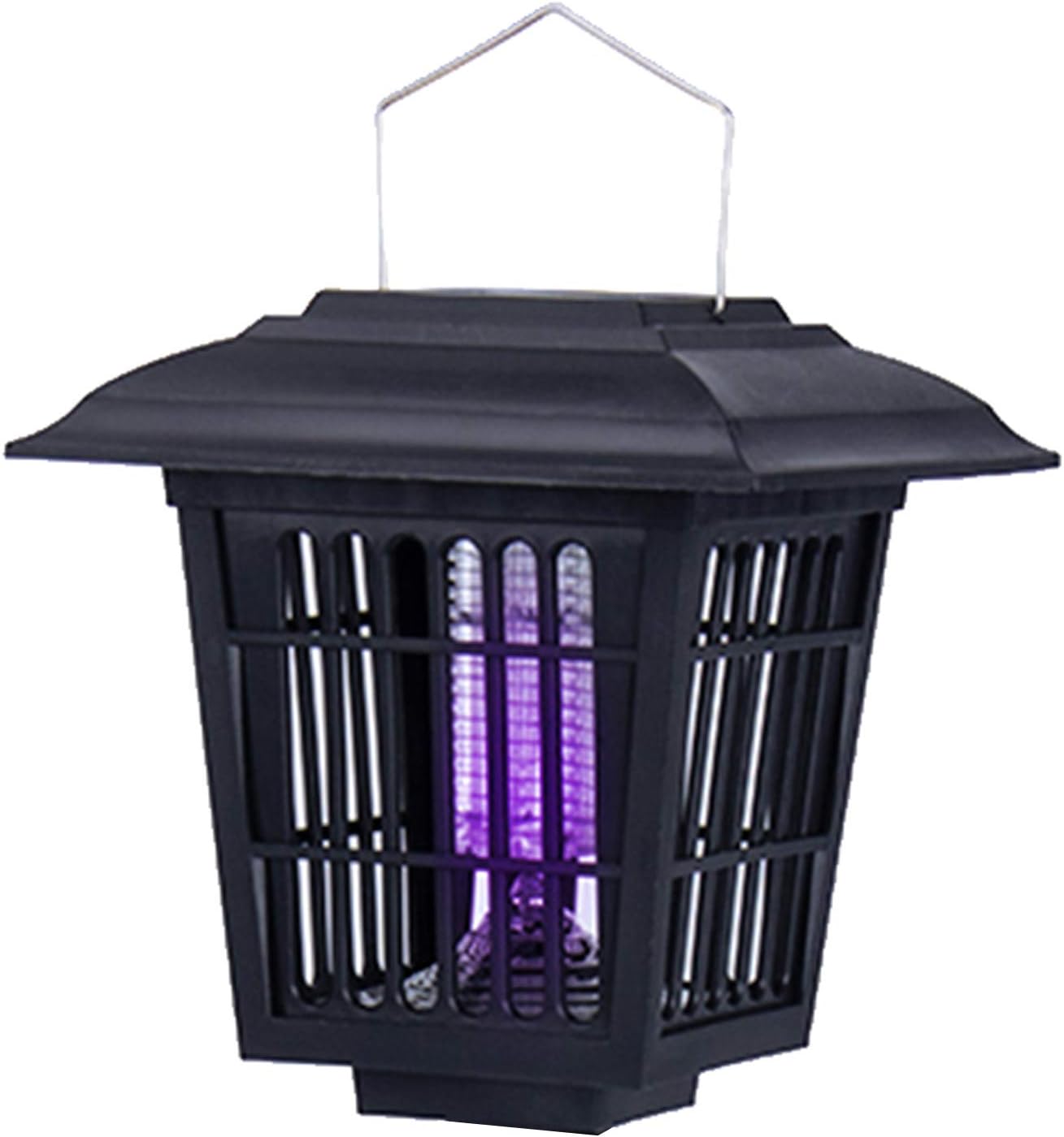 Solar-Powered Outdoor Insect Killer/Bug Zapper/Mosquito Killer- Hang or Stick in The Ground - Dual Modes - Bug Zapper & Garden Light Function
