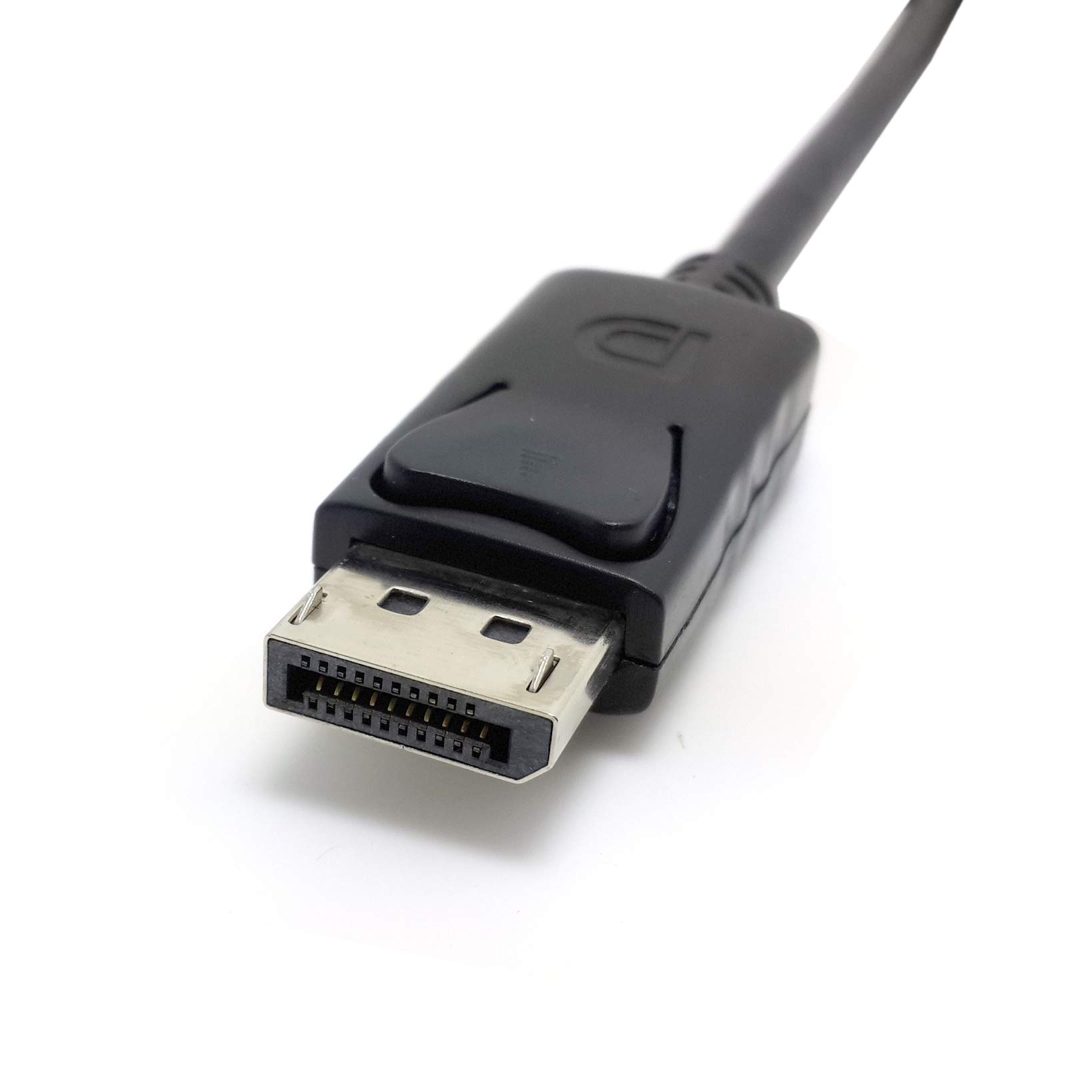 Adaptador DisplayPort a DVI, adaptador de cable convertidor de monitor DisplayPort macho a DVI hembra chapado en oro para computadora, computadora de escritorio, laptop, monitor, proyector 3