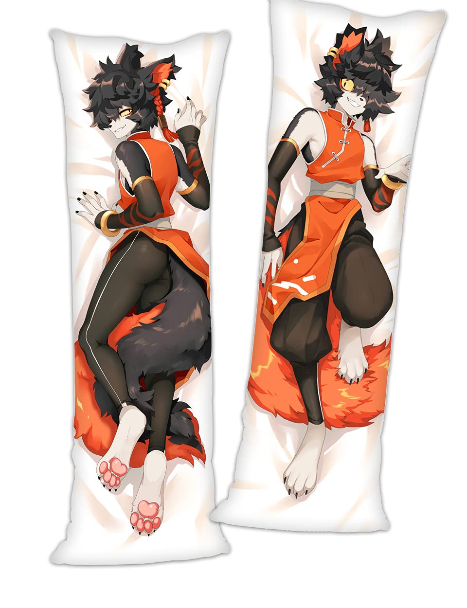SmartSpo Arknights Aak 150 x 50cm(59in x 19.6in) Peach Skin Japanese Anime Body Pillow Case