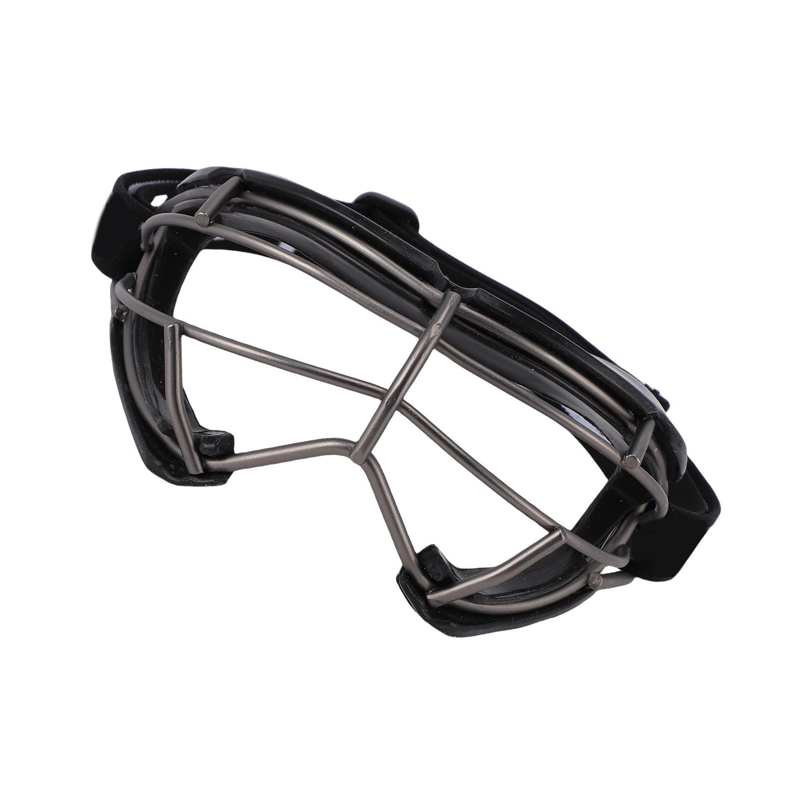 Gogle do Lacrosse, Ochronne Okulary Ochronne dla Kobiet, Przeciwmgielne i Antypoślizgowe Okulary, Gogle z ramą ze Stopu o Wysokiej Wytrzymałości, Idealne do Lacrosse i Innych Sportów