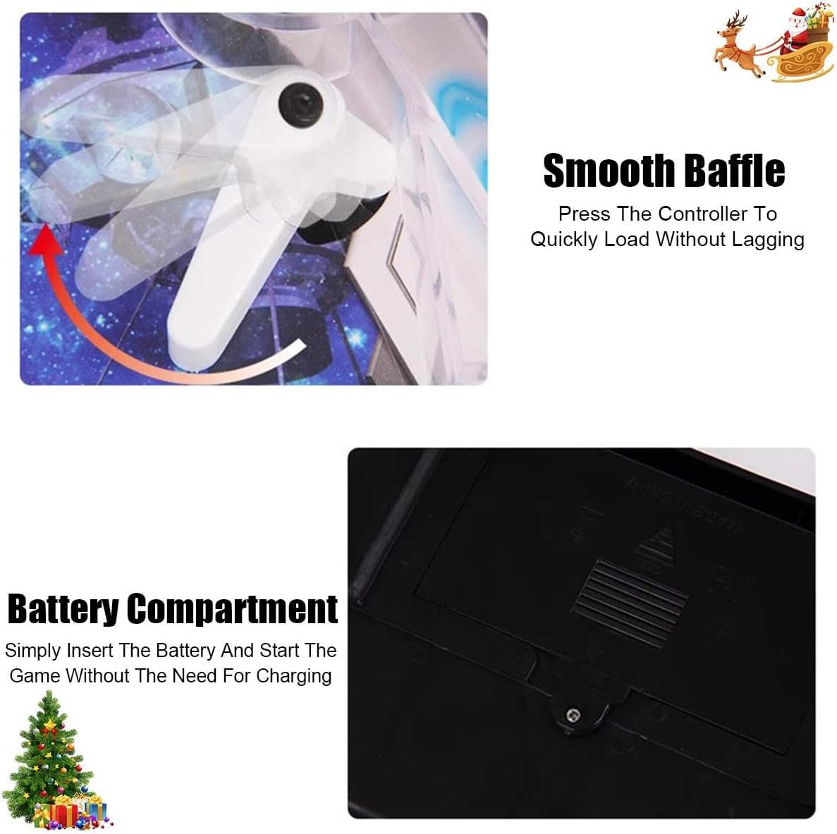 Tabletop Pinball Machine Game Portable Pinball Machine Toy Electronic Pinballs Ball Shooting Game with LED Lights Sounds and Digital Scorer
