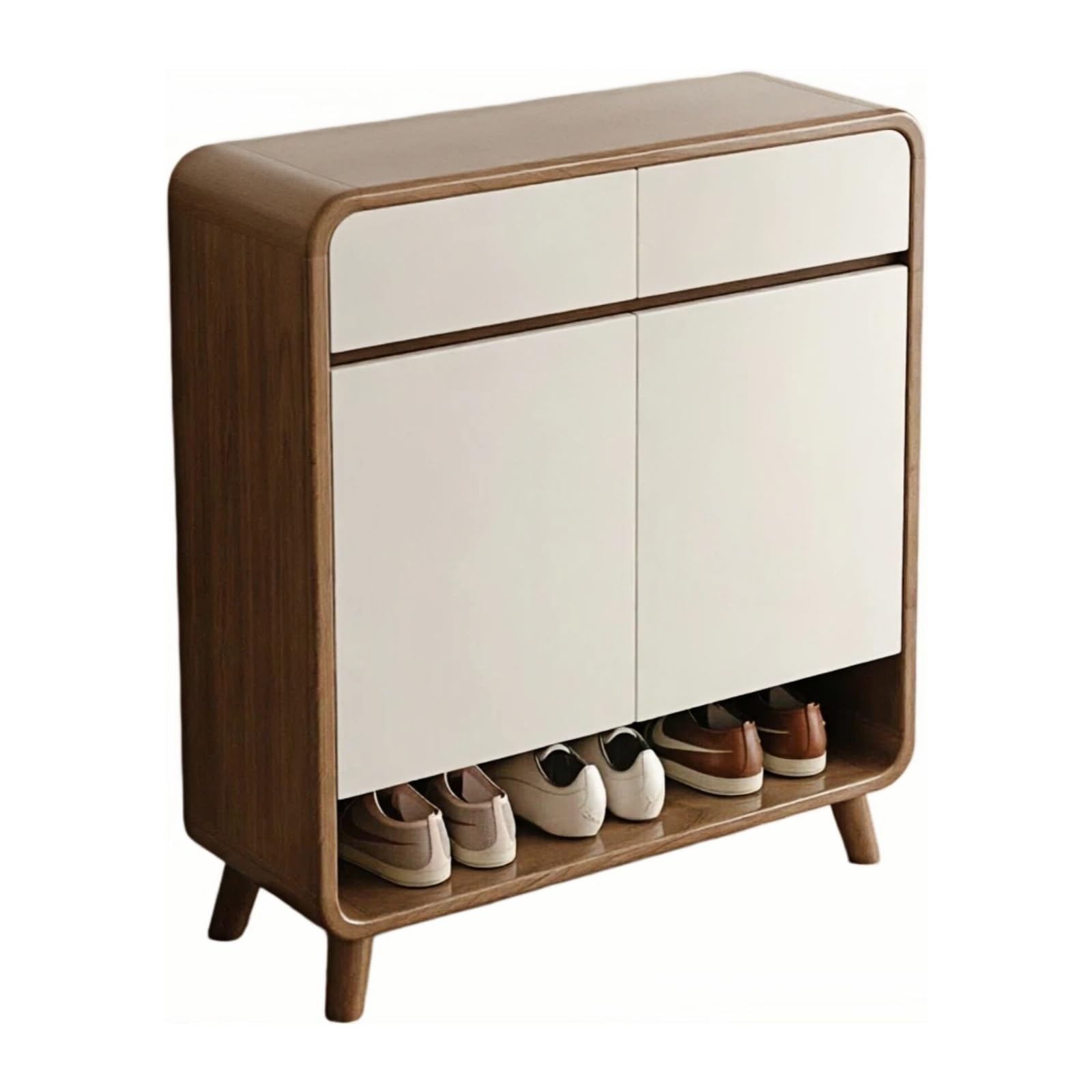 XUJUAN-0227 Shoe Cabinet Entrance Shoe Cabinet Entryway Small Space Storage Corridor Rack(Small)
