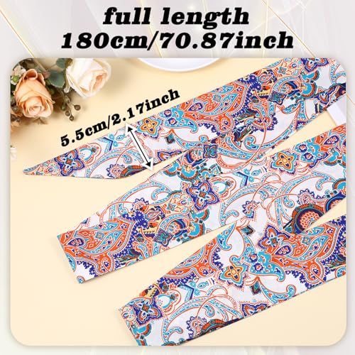 Skinny Scarf Belts for Women,Summer Scarf for Women Lightweight,Fashion Scarves For Hair Necktie Neck Choker2