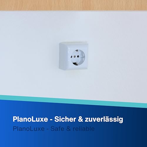 REV Aufputzsteckdose PlanoLuxe - Schuko Steckdose Aufputz, 1-fach, weiß