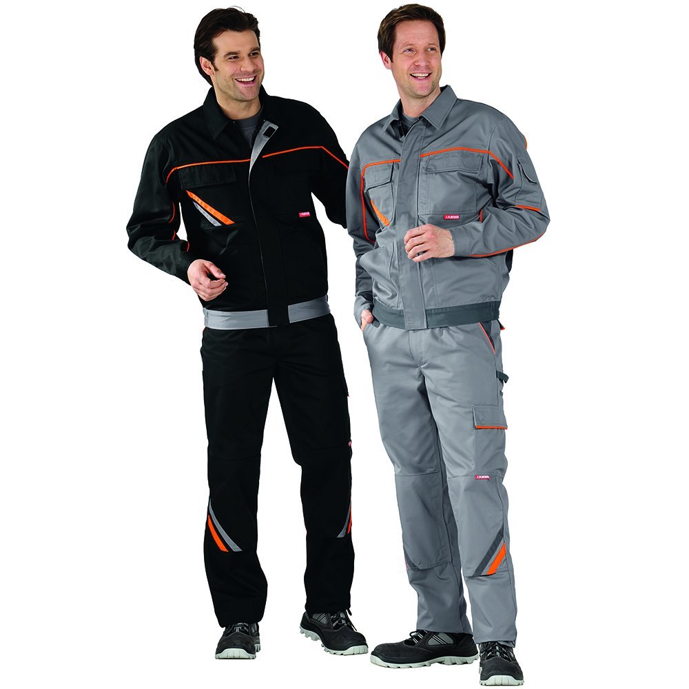 Planam Visline Veste ceinturée « Visline V2 » taille 102 en vert/orange/ardoise Men