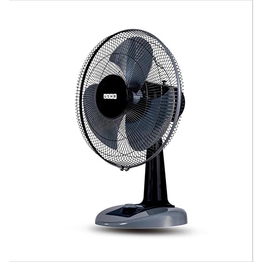 USHA Striker Plus Table Fan 400MM Sweep Size 2100 RPM Jerk F
