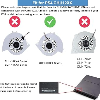 for PS4 Internal Cooling Fan for Sony Playstation4 CUH-12XX
