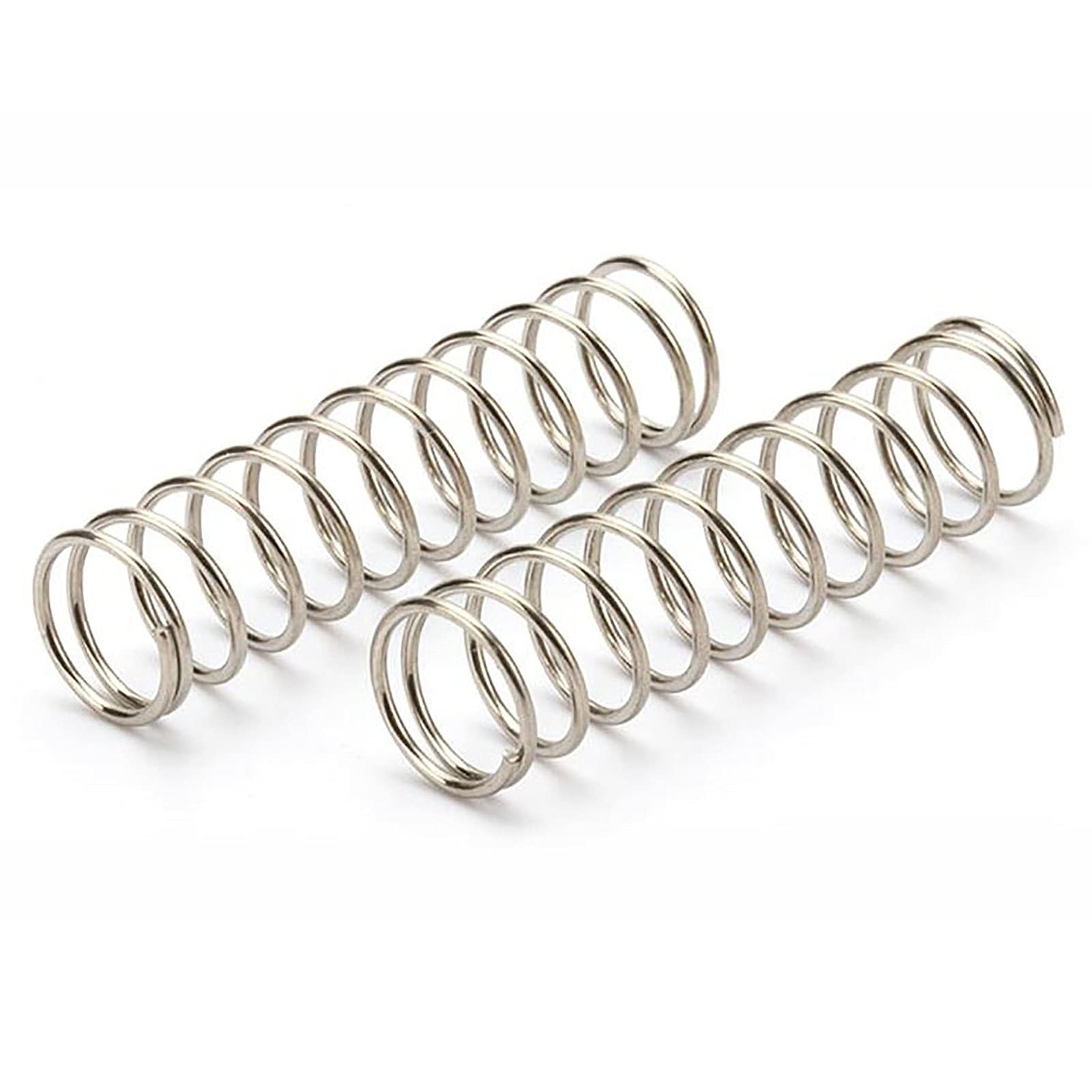 Buffer Detent Spring Steel Compression Spring, Wire Diameter 0.9mm, Outer Diameter 9mm, Free Length 10/15/20/25/30/35/40/45/50mm, 0.9x9mm, 10PCS Spiral Loaded (Size : Length 15mm)