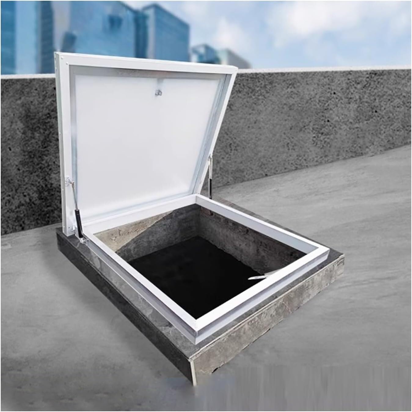 VUIKLCty Commercial Galvanised Roof Access Doors For Basement/industrial Inspection(80x80CM/31.5x31.5in)